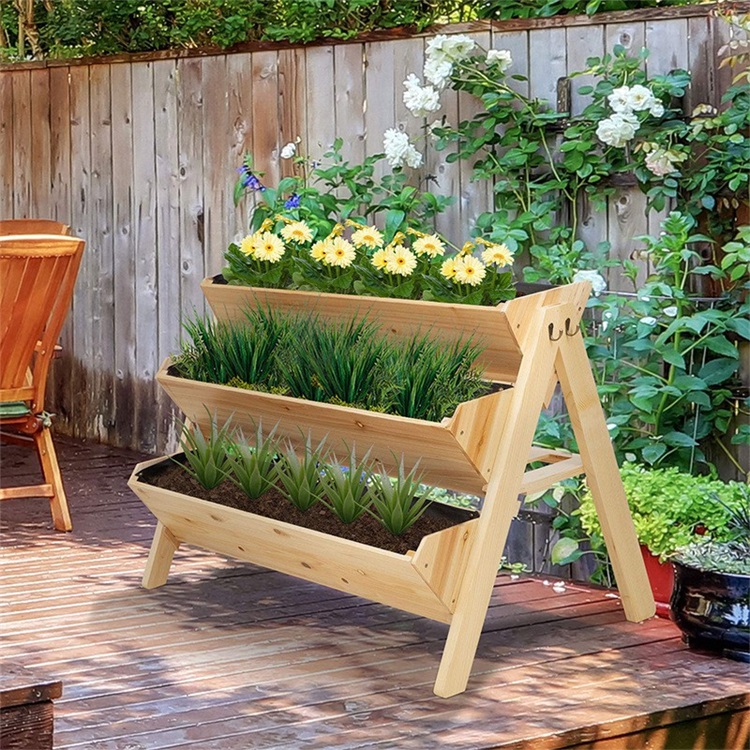 Wooden Raised Garden Beds (83)