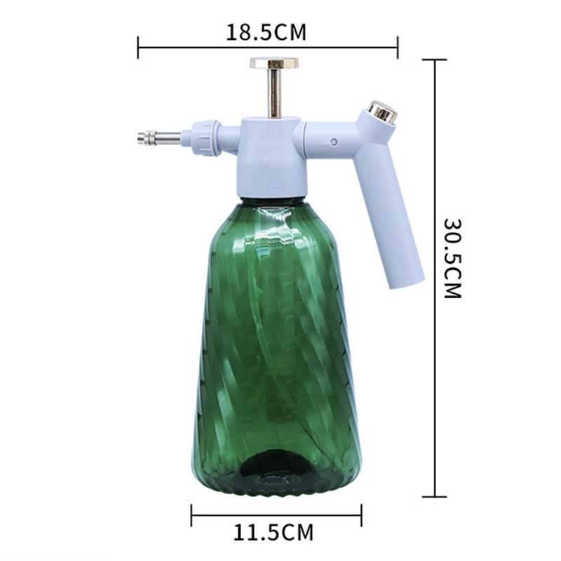 Transparent Watering Flower Water Bottle Watering Bottle Large Capacity Pressurized Gardening Disinfection Watering Bottle Streamer Pressure Kettle