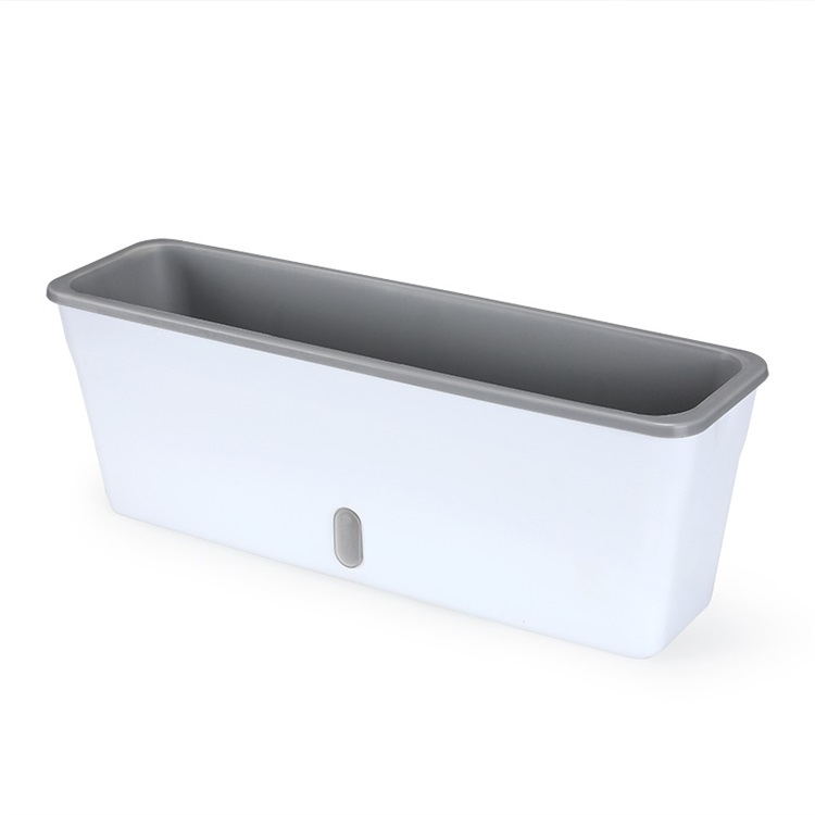 Plastic Flower Vegetable Plant Planter Box Basin Beds Containers