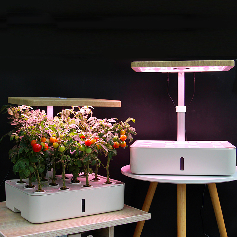 Smart Garden Home Indoor Fiberglass Vegetable Planters Box Artificial Plant Plastic Self Watering Flower Pot