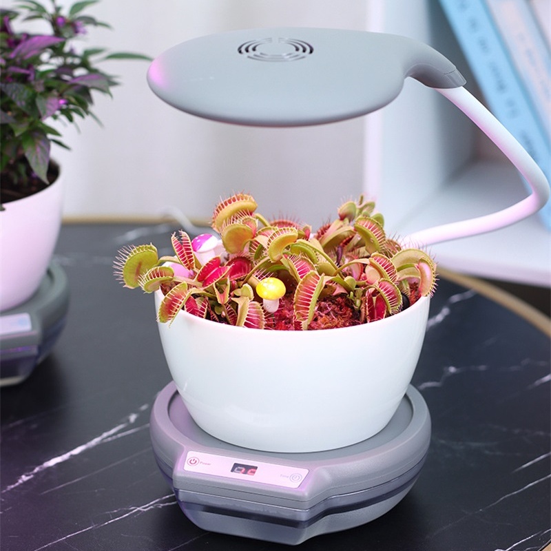 LED Light Plant Lazy Flower Pot Table Lamp Type Flower Pot