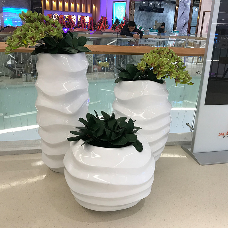 Elevate Your Garden with Creative and Simple FRP Combination Flower Box Pots