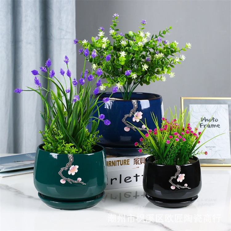 Small and Simple Ceramic Flower Pots (87)