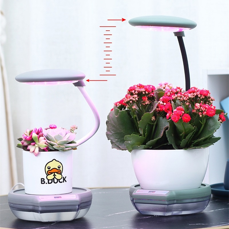 LED Light Plant Lazy Flower Pot Table Lamp Type Flower Pot