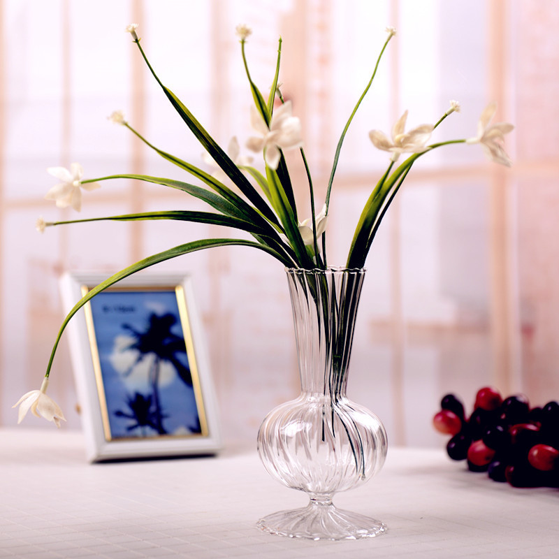 Transparent Glass Vase 