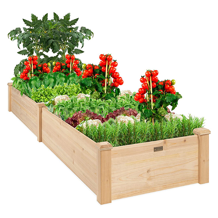 Wooden Raised Garden Beds (23)