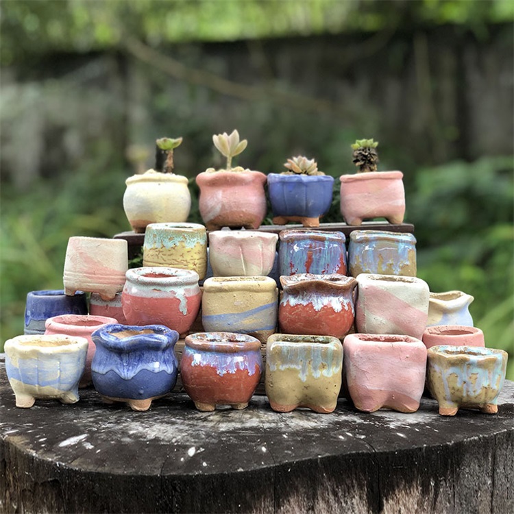 Coarse Pottery Succulent Flower Pots