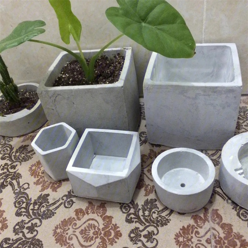 Home Cement Pots and Planters