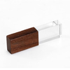 Wooden Crystal USB Flash Drive 2GB 4GB 8GB 16GB 32GB Wood Acrylic USB Sticks Good Eco-Friendly Promo Gifts
