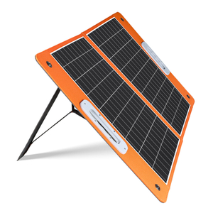 60W 18V Foldable Monocrystalline Camping Solar Panel, Yachi