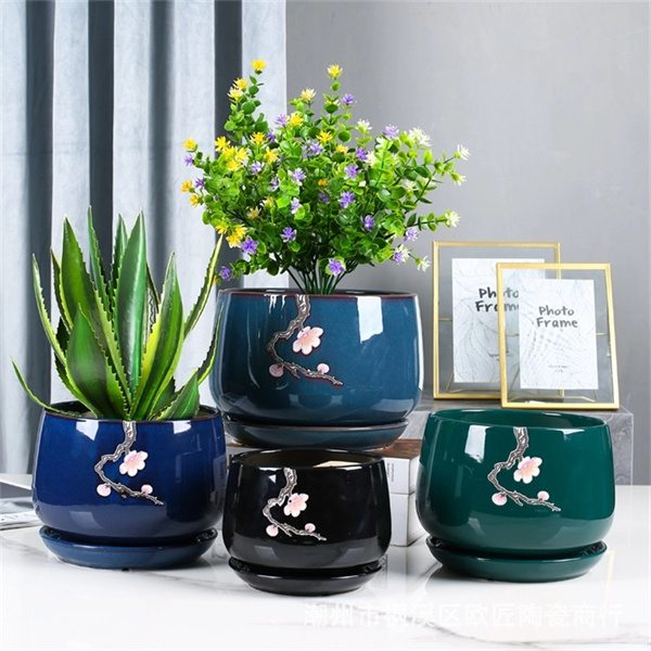 Embracing Simplicity Nordic Style Ceramic Flower Pot