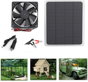 20W Solar Panel with Fans System