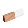 Wooden Crystal USB Flash Drive 2GB 4GB 8GB 16GB 32GB Wood Acrylic USB Sticks Good Eco-Friendly Promo Gifts