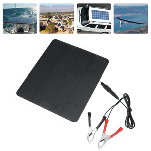 20W IP65 Waterproof Solar Panel System Support Cigarette Lighter And Alligato Clip